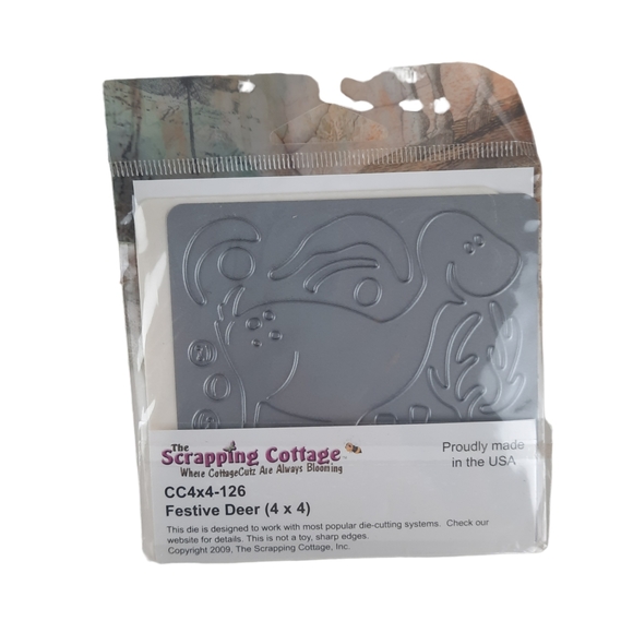 Cottage Cutz Festive Deer Die Cutting Scrapbooking - Picture 4 of 5